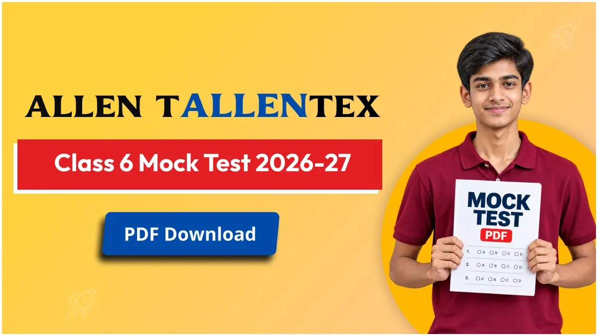 Allen TALLENTEX Class 6 Mock Test 2026-27 PDF Download