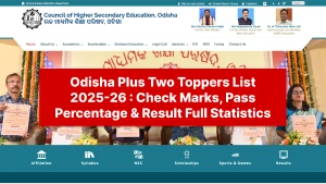 CHSE Odisha Plus Two Result 2026 (Out): 82.45% Pass, Science Tops – Check Toppers List & Marks