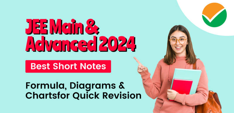 JEE Main & Advanced 2024 : Best Short Notes Formula, Diagrams & Charts for Quick Revision