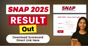 SNAP Result 2025 Released: Direct Link to Download Scorecard Online