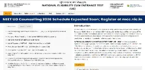 NEET UG Counselling 2026 Schedule Expected Soon; Register at mcc.nic.in