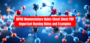 IUPAC Nomenclature Rules Cheat Sheet PDF: Important Naming Rules and Examples