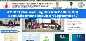 AP ICET Counselling 2026 Schedule Out; Seat Allotment Result on September 7