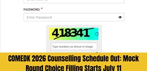 COMEDK 2026 Counselling Schedule Out: Mock Round Choice Filling Starts July 11