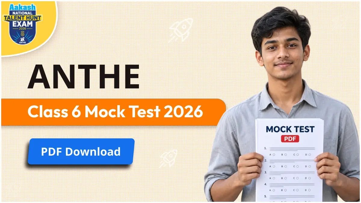 ANTHE Class 6 Mock Test 2026 PDF Download