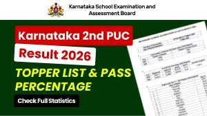 Karnataka 2nd PUC Toppers List 2026: Toppers Names, Marks & District List