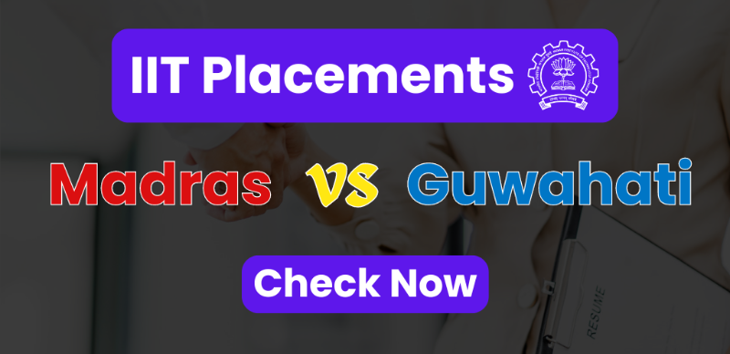 IIT Placements: A Comparative Analysis of Madras vs. Guwahati in Computer Science Engineering