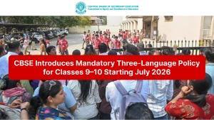 CBSE Introduces Mandatory Three Language Policy for Classes 9–10 Starting July 2026