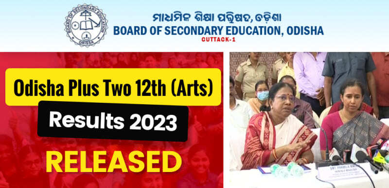 BSE Odisha HSE (12th) Arts Result 2023 Declared: Direct Link to Check Results