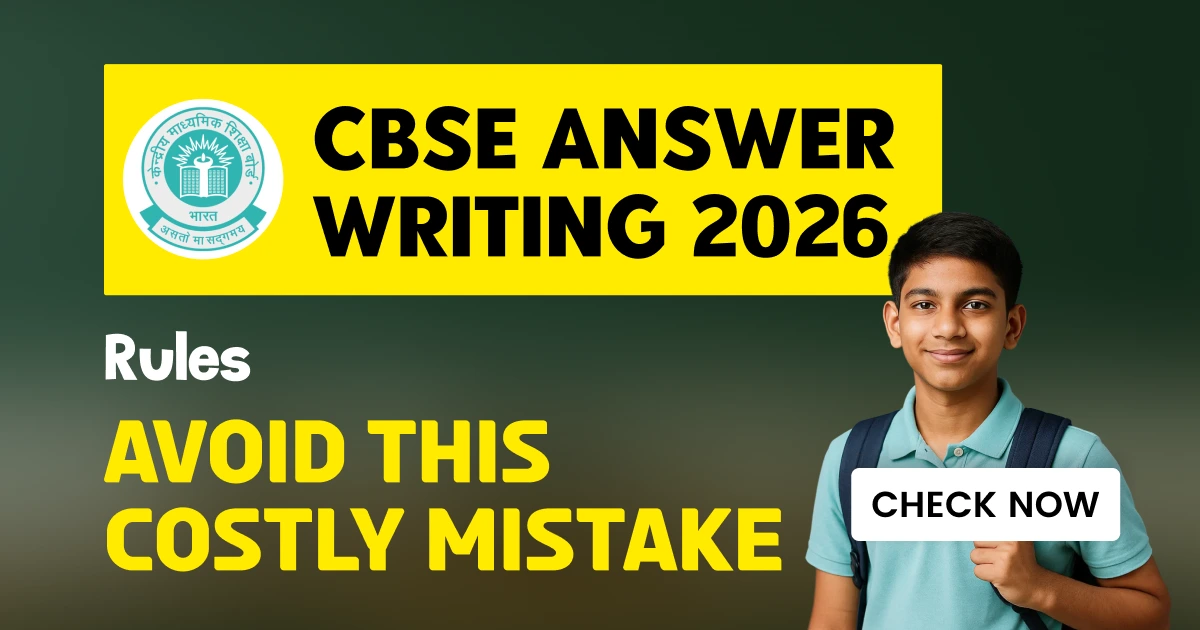 CBSE Clarifies Answer Writing Rules for 2026 Boards Exam – Avoid This Costly Mistake