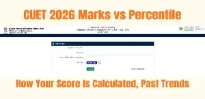 CUET 2026 Marks vs Percentile: How Your Score Is Calculated, Past Trends