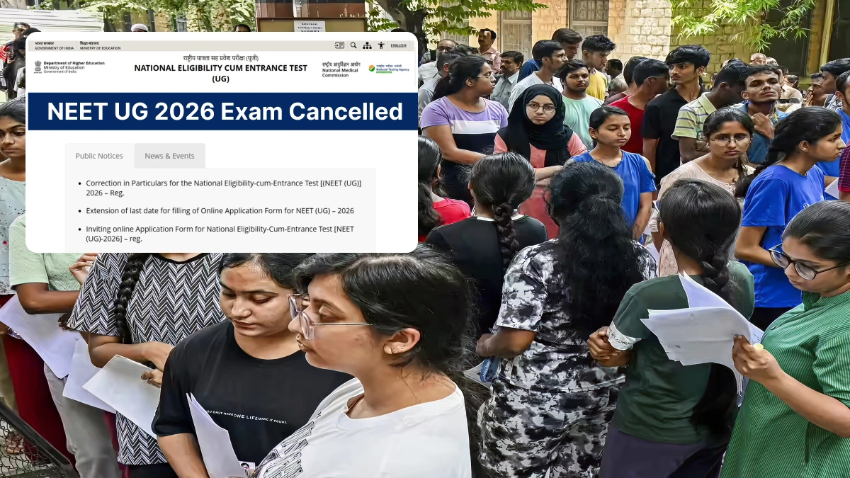 NEET UG 2026 Exam Cancelled Due to Paper Leak — NTA Issues Official Statement