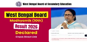West Bengal Madhyamik Result 2026 Declared – Overall Pass Percentage is 86.83%
