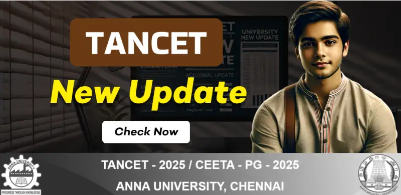 TANCET 2025 Counselling Registration Starts for MBA, MCA Admissions – Full Schedule & Apply Process