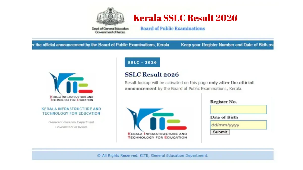 Kerala SSLC Result 2026 Declared: 99.07% Student Pass, Download Direct Link Here