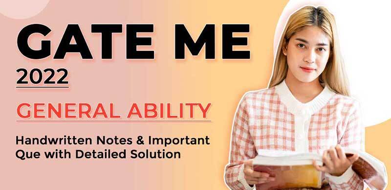GATE ME Handwritten Notes & Important Question of General Ability For GATE 2022 Exam