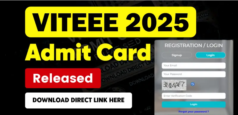 VITEEE 2025 Admit Card Released – Direct Link to Download Hall Ticket