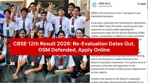 CBSE 12th Result 2026: Re-Evaluation Dates Out, OSM Defended, Apply Online