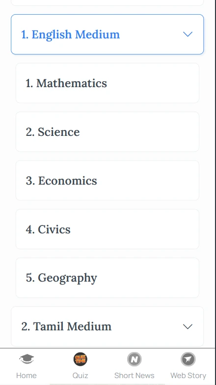 Tamil Nadu Board Class 10 Science solutions