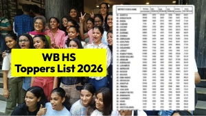 WB HS Toppers List 2026: 91.23% Students Pass, Adrito Pal Tops Exam – Check Full Result Statistics