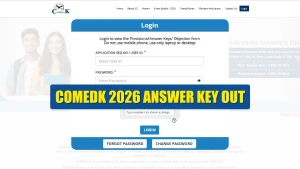 COMEDK 2026 Answer Key Out: Download Link & Challenge Before May 18