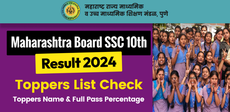 Maharashtra SSC 10th Result 2024 Out: Check Toppers Name, Marks, Pass Percentage, Merit List, District & Result Full Statistics