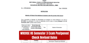 West Bengal Board Class 12 Semester 3 Exams Postponed: Check the Revised Schedule