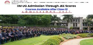 IIM UG Admission Through JEE Scores: Courses Available After Class 12