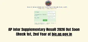 AP Inter Supplementary Result 2026 Out Soon: Check 1st, 2nd Year at bie.ap.gov.in