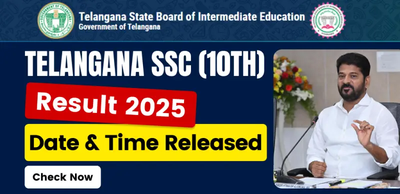 TS SSC Result 2025 Date & Time : Telangana 10th Results on April 30 at 1 PM – Check Details