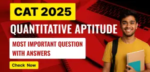 CAT Exam 2025 Quant: Most Important Question with Answers