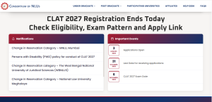 CLAT 2027 Registration Ends Today: Check Eligibility, Exam Pattern and Apply Link