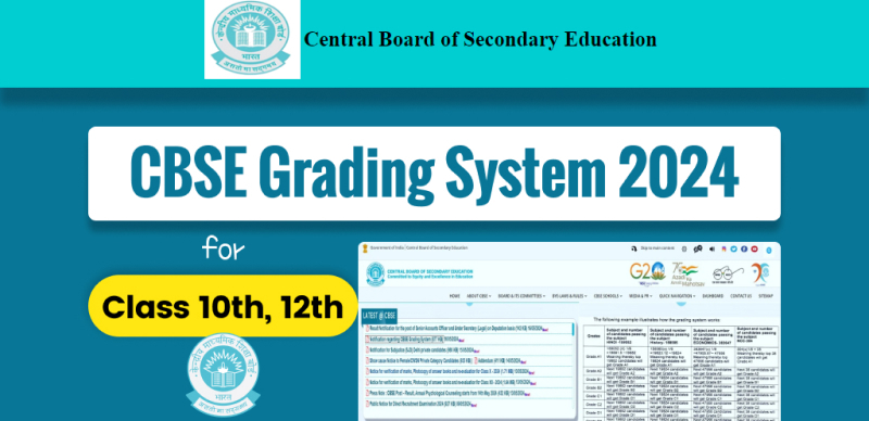 CBSE Grading System 2024 : CBSE Grading System Explained for Class 10th, 12th - Details Here