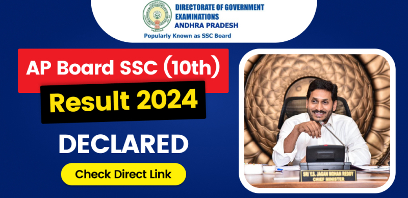 AP SSC Results 2024 Out : 86.69% Students Pass; Check Direct Link Result Here