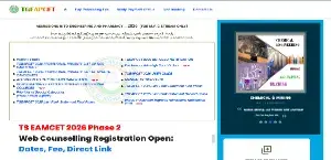 TS EAMCET 2026 Phase 2 Web Counselling Registration Open: Dates, Fee, Direct Link