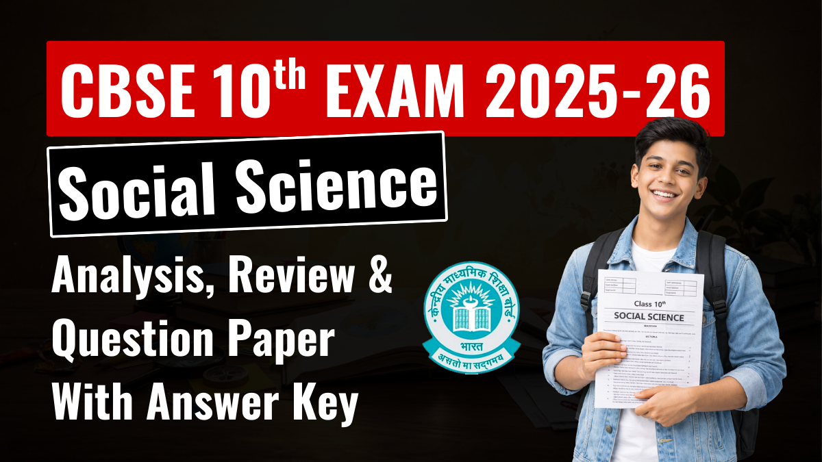 CBSE 10 Social Science Answer Key 2026 and Question Papers, Download PDF All SETs