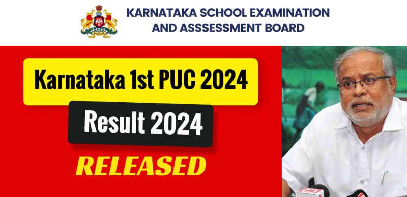 Karnataka 1st PUC Result 2024 Out: Students Can Check the Results from the Respective Schools and Colleges