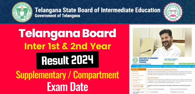 TS Board Inter Supplementary Exam 2024 Date Released; Check Full Schedule