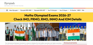 Maths Olympiad Exams 2026-27: Check IMO, PRMO, RMO, INMO and IOM Details
