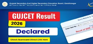 GUJCET Result 2026 Declared: Check Scorecard Direct Link Here