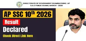 AP SSC (10th) Result 2026 Declared – Check Direct Link Here